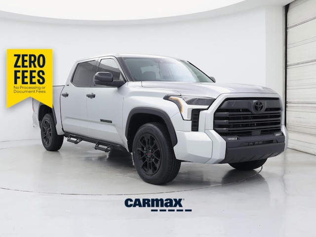 Silver 2022 Toyota Tundra Pickup Truck Four-Wheel Drive Automatic