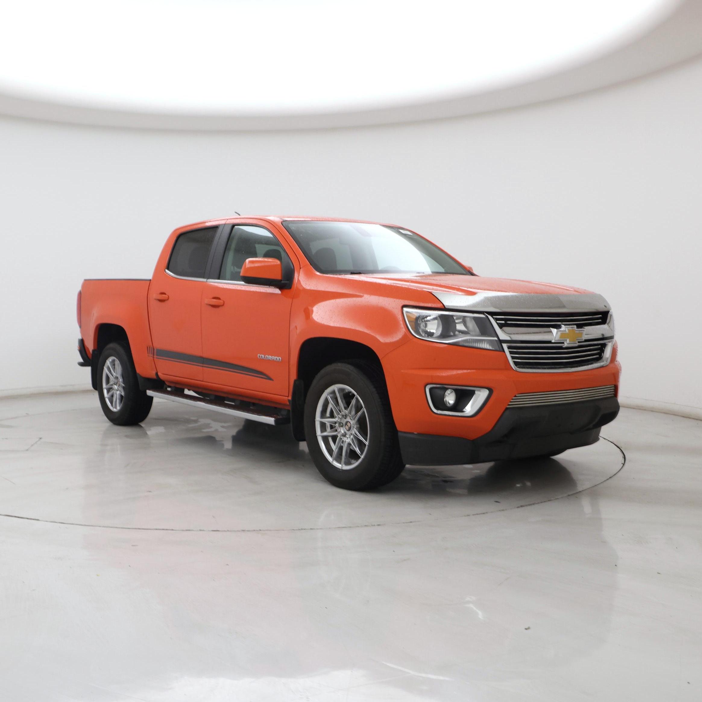 Orange 2020 Chevrolet Colorado Pickup Truck Four-Wheel Drive Automatic