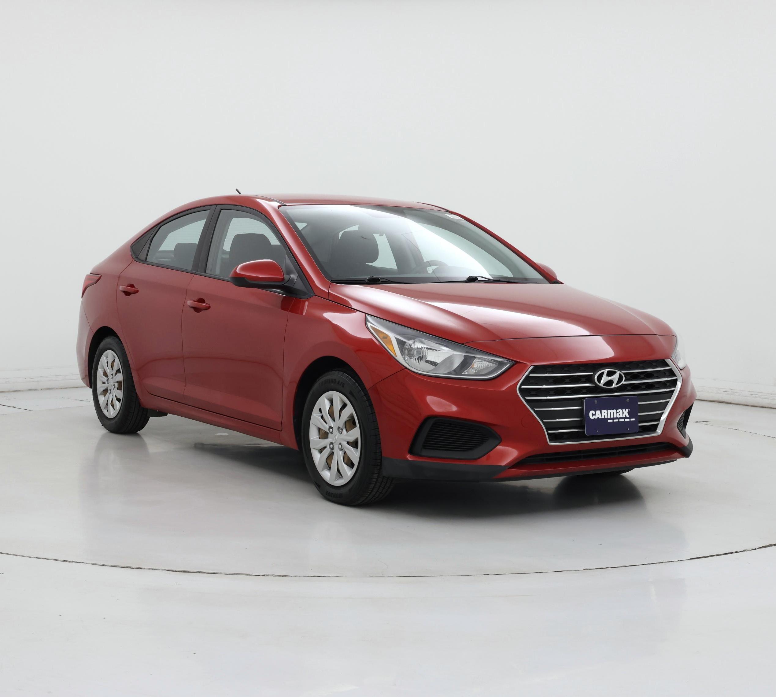 Red 2020 Hyundai Accent Sedan Front-Wheel Drive Automatic