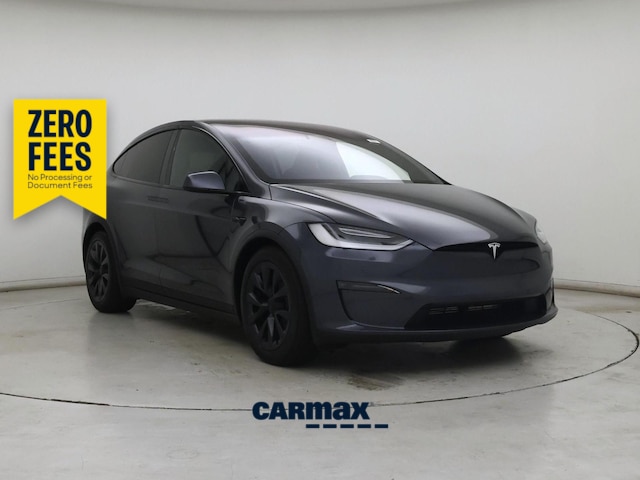 Gray 2022 Tesla Model X AWD SUV / Crossover All-Wheel Drive Automatic