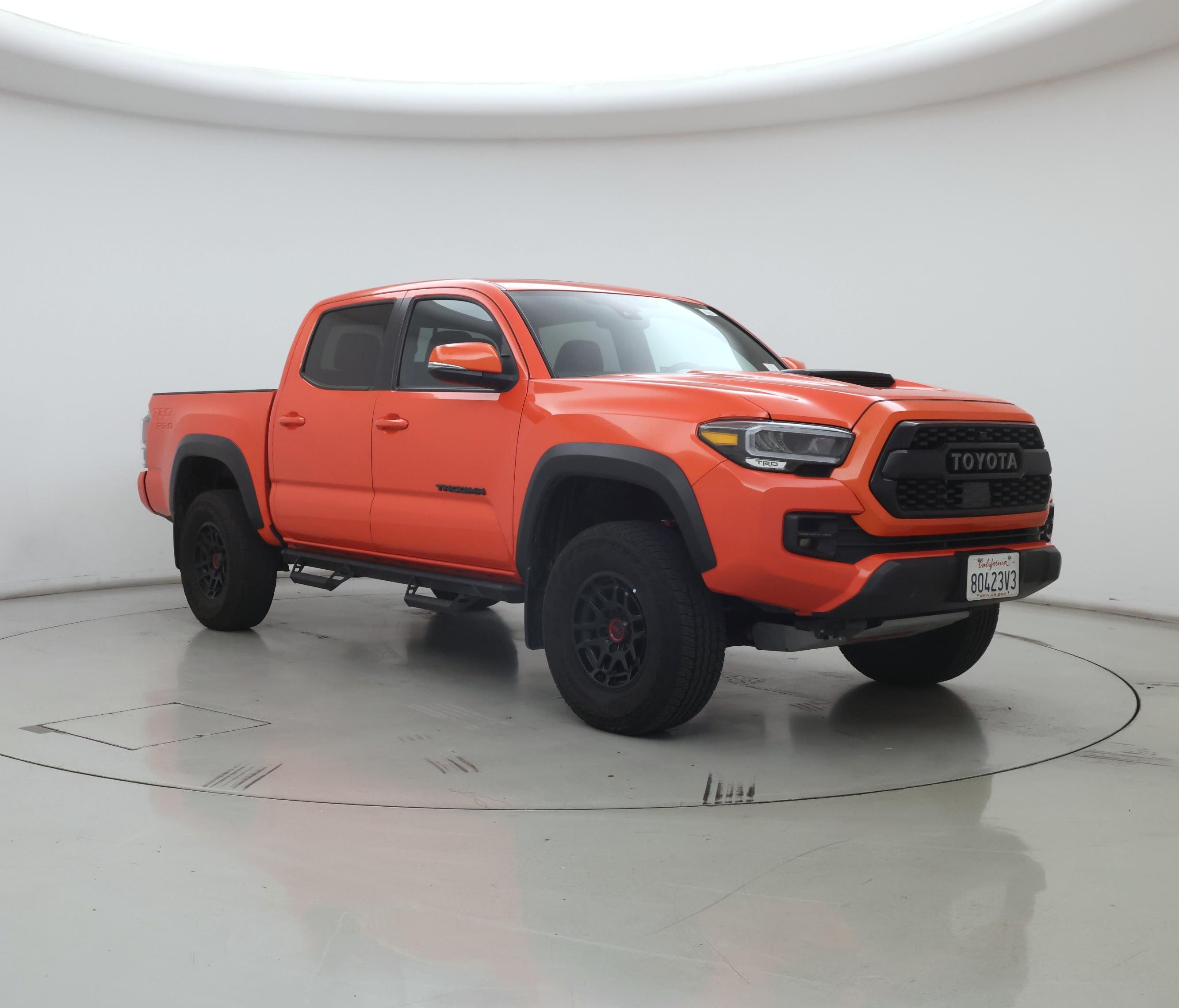 Orange 2023 Toyota Tacoma TRD Pro Double Cab 4WD Pickup Truck Four-Wheel Drive Automatic