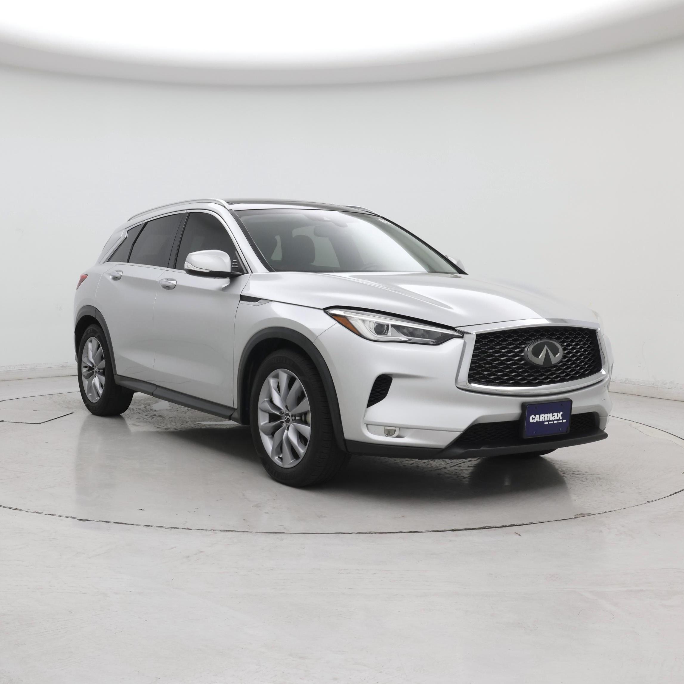 Silver 2019 INFINITI QX50 SUV / Crossover Front-Wheel Drive Automatic