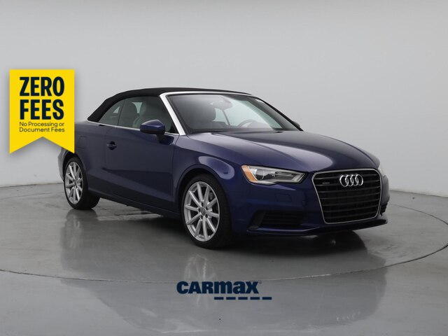 Blue 2015 Audi A3 2.0T quattro Premium Plus Cabriolet AWD Convertible All-Wheel Drive Automatic