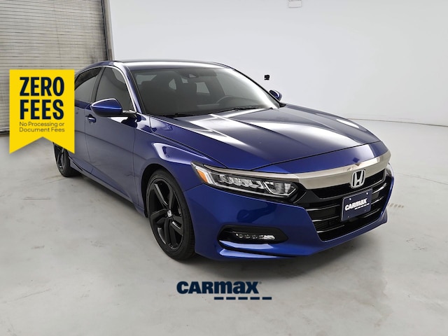 Blue 2019 Honda Accord Sedan Front-Wheel Drive Automatic