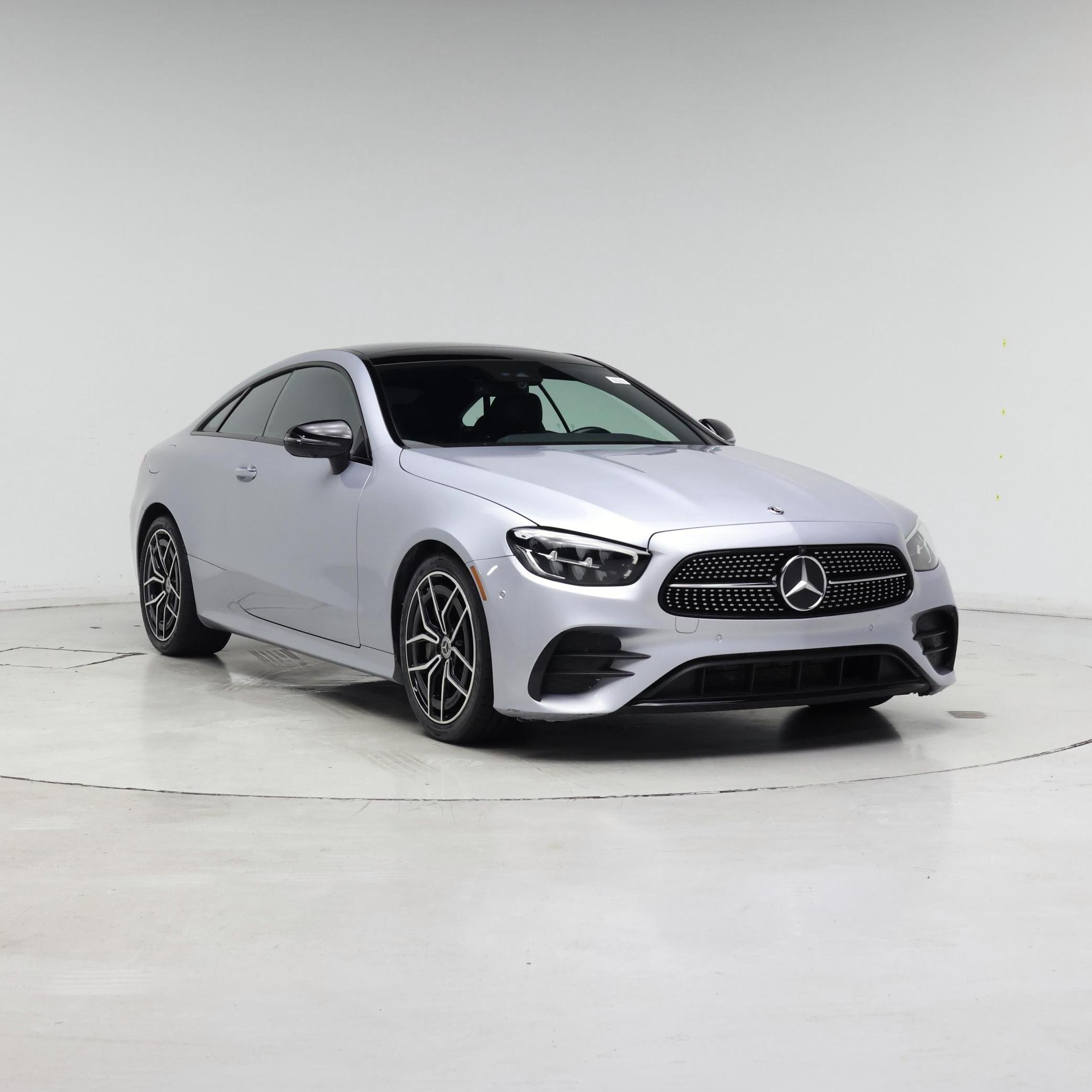 Silver 2021 Mercedes-Benz E-Class E 450 Coupe RWD Coupe Rear-Wheel Drive Automatic
