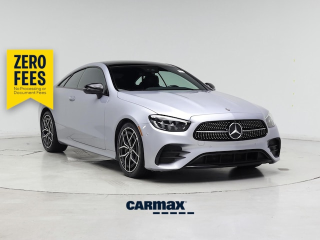 Silver 2021 Mercedes-Benz E-Class E 450 Coupe RWD Coupe Rear-Wheel Drive Automatic