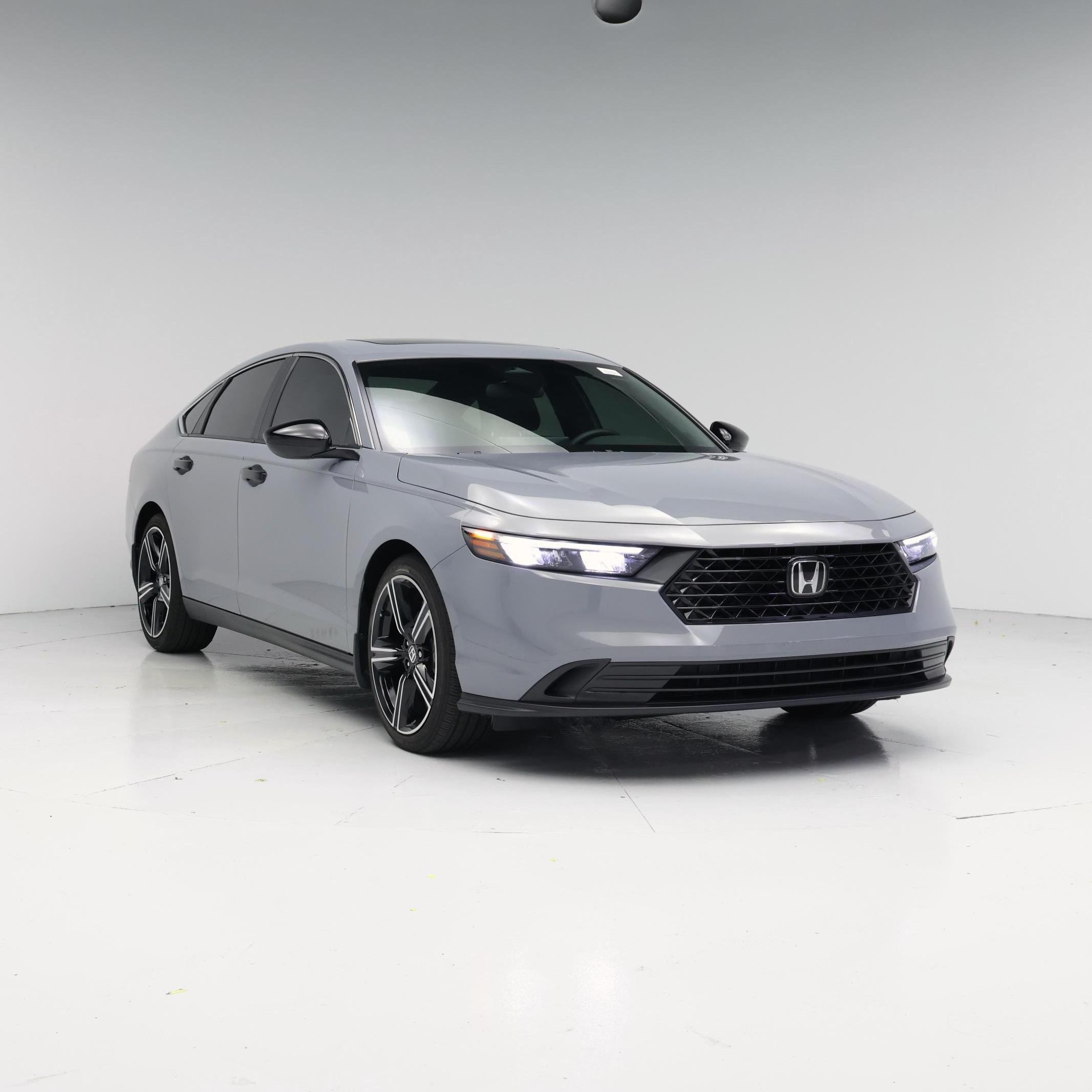 Gray 2025 Honda Accord Hybrid Sport FWD Sedan Front-Wheel Drive Automatic