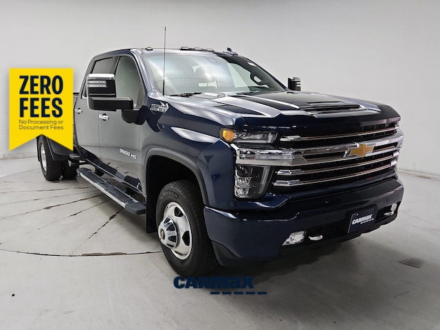 Blue 2022 Chevrolet Silverado 3500HD Pickup Truck Four-Wheel Drive Automatic