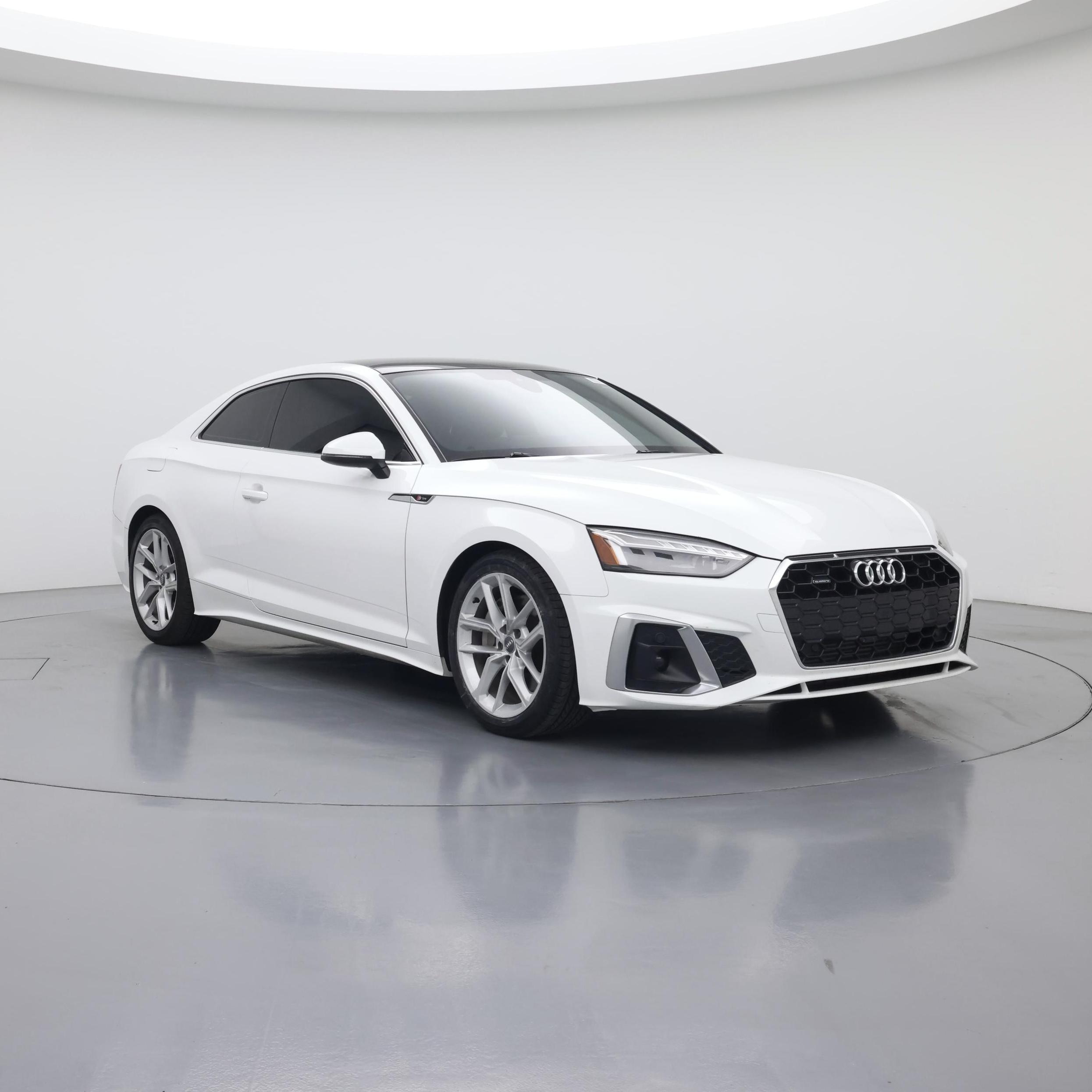 White 2023 Audi A5 Coupe All-Wheel Drive Automatic