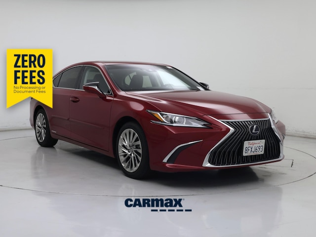 Red 2019 Lexus ES Hybrid 300h Luxury FWD Sedan Front-Wheel Drive Automatic
