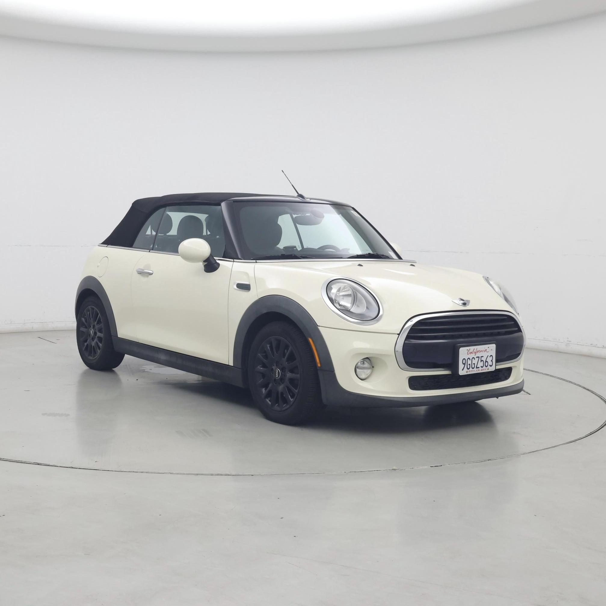 White 2016 MINI Cooper Convertible Front-Wheel Drive Automatic