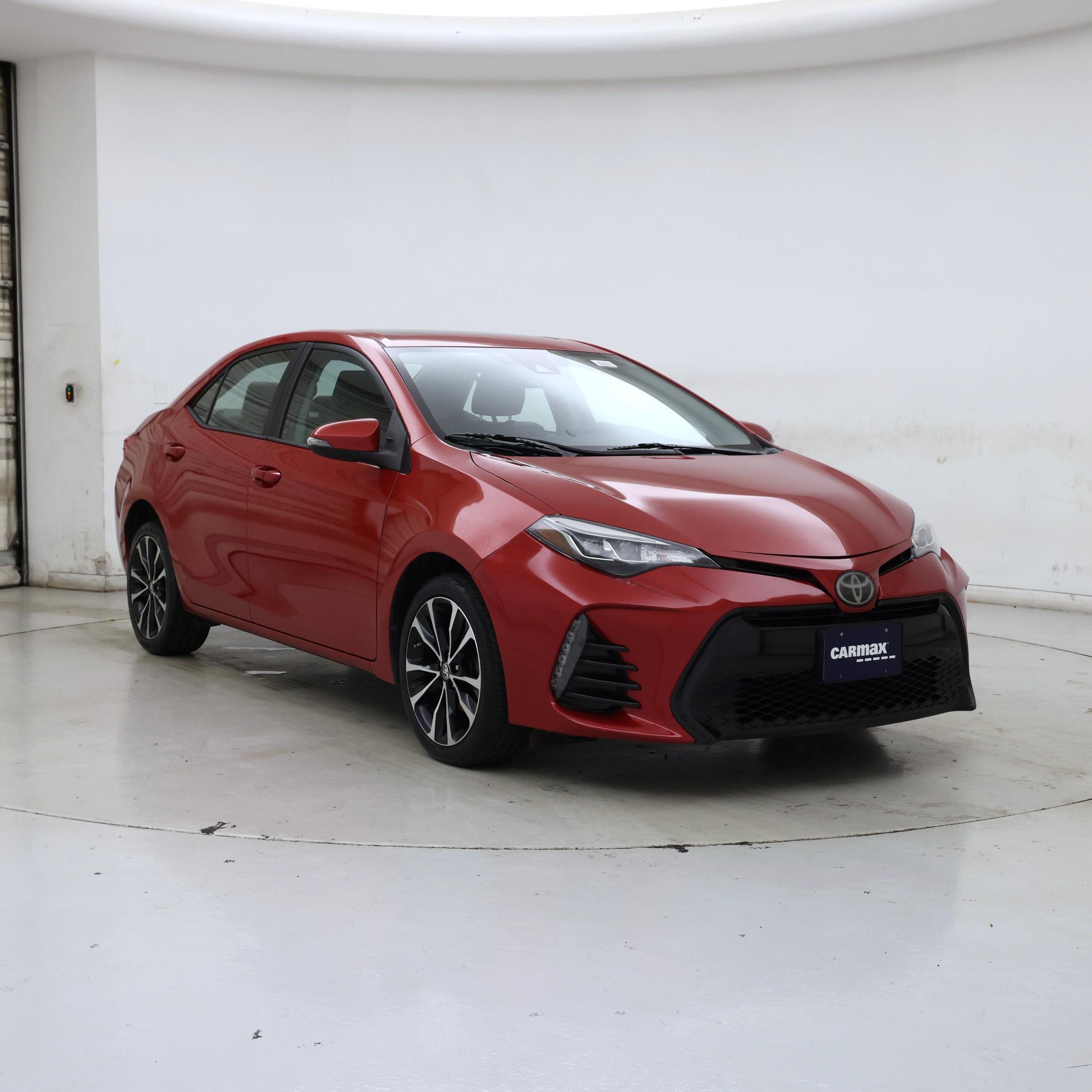Red 2018 Toyota Corolla Sedan Front-Wheel Drive Automatic