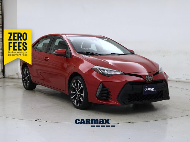 Red 2018 Toyota Corolla Sedan Front-Wheel Drive Automatic