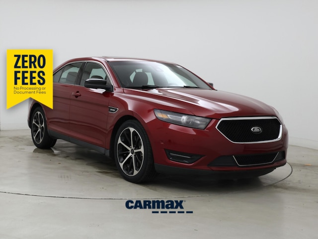 Red 2015 Ford Taurus Sedan All-Wheel Drive Automatic