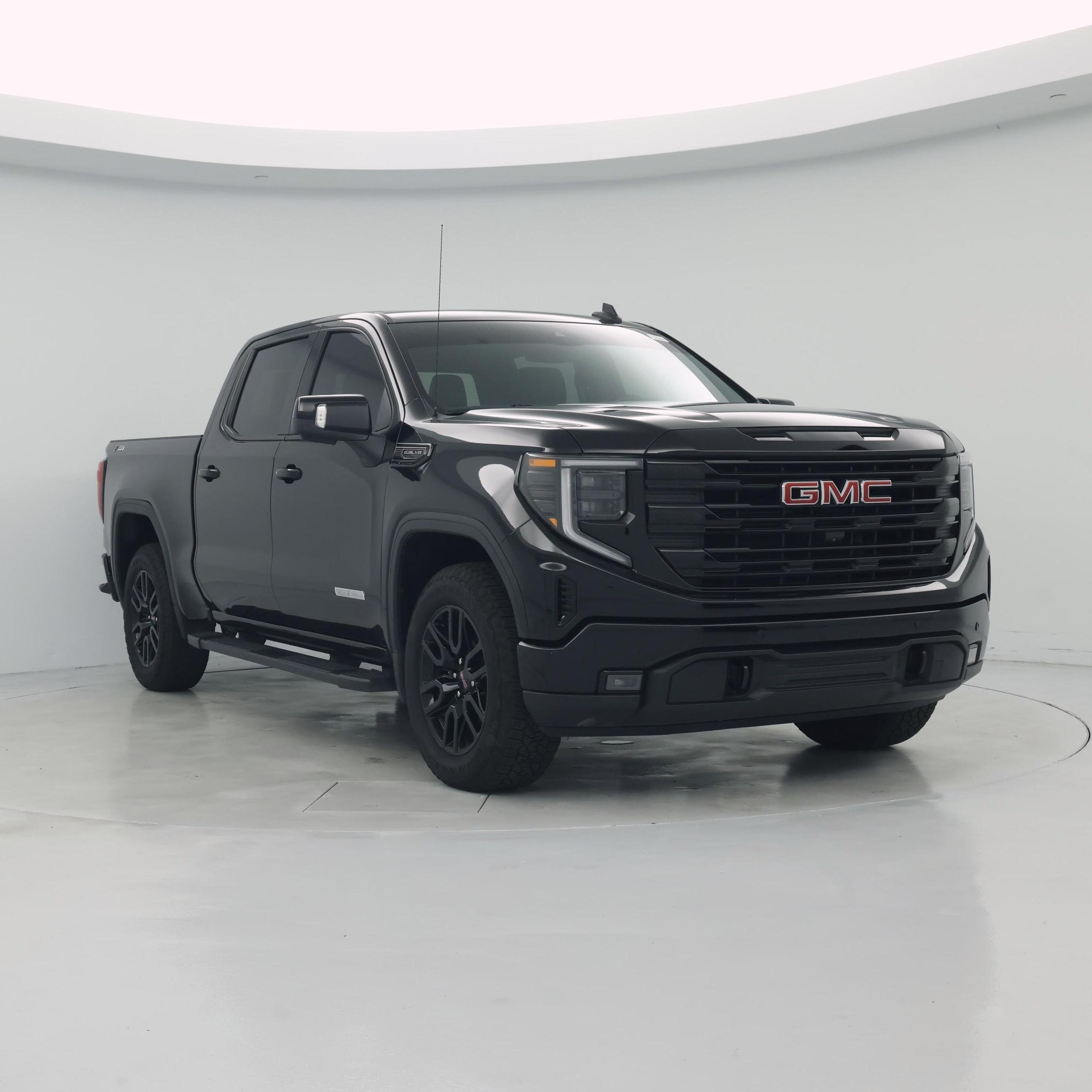 Black 2024 GMC Sierra 1500 Elevation Crew Cab 4WD Pickup Truck Four-Wheel Drive Automatic