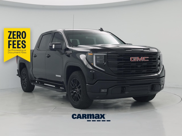Black 2024 GMC Sierra 1500 Elevation Crew Cab 4WD Pickup Truck Four-Wheel Drive Automatic