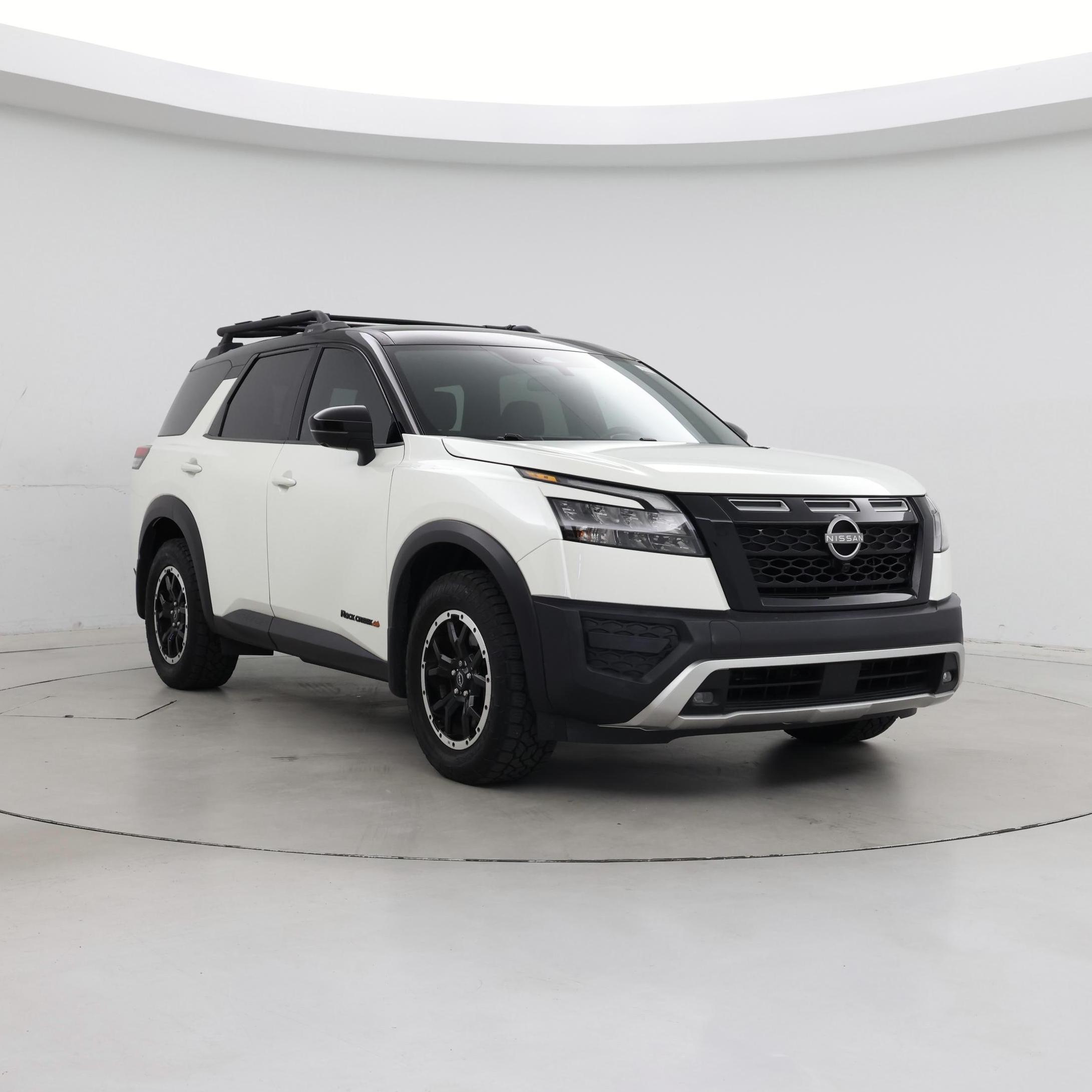 White 2024 Nissan Pathfinder Rock Creek 4WD SUV / Crossover All-Wheel Drive Automatic