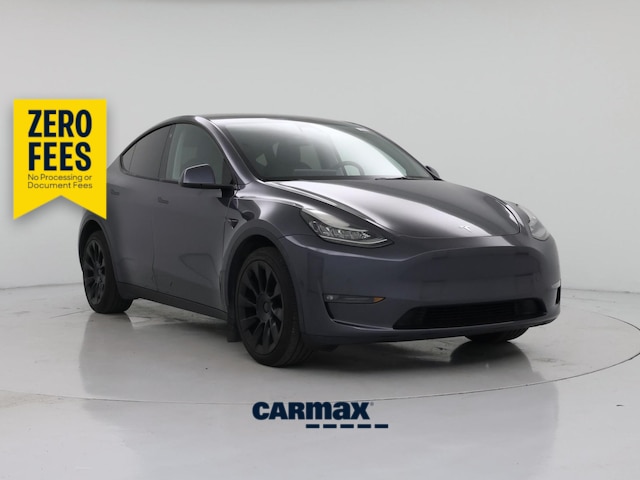 Gray 2022 Tesla Model Y SUV / Crossover All-Wheel Drive Automatic