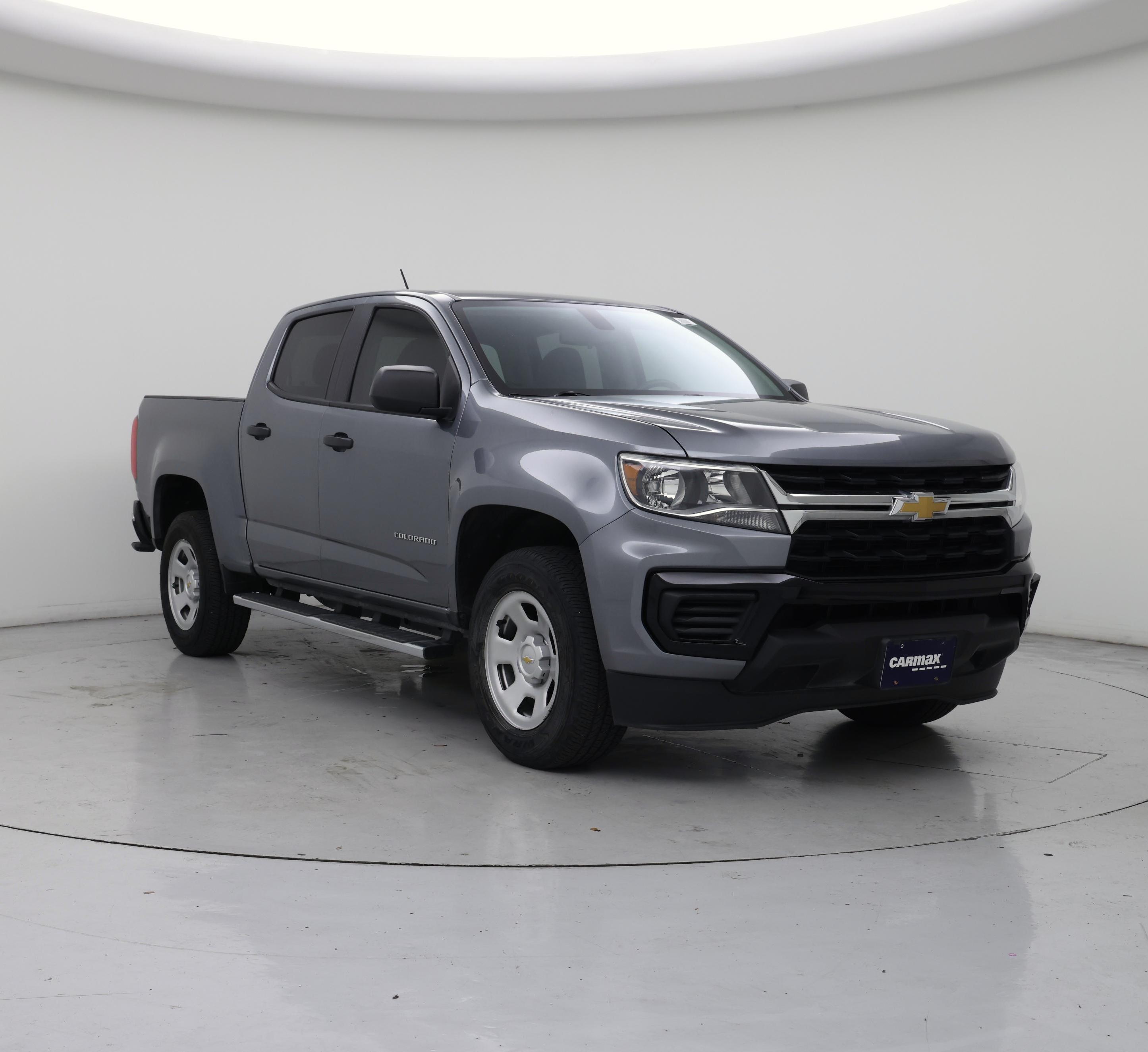 Silver 2021 Chevrolet Colorado Work Truck Crew Cab RWD Pickup Truck 4X2 Automatic