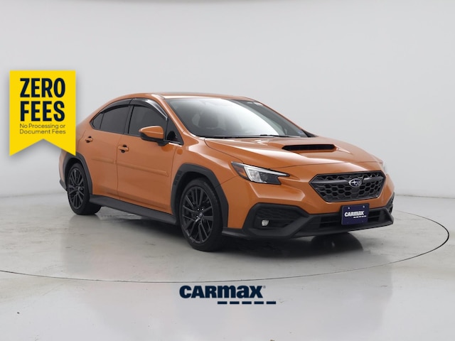 Orange 2024 Subaru WRX Premium AWD Sedan All-Wheel Drive Manual