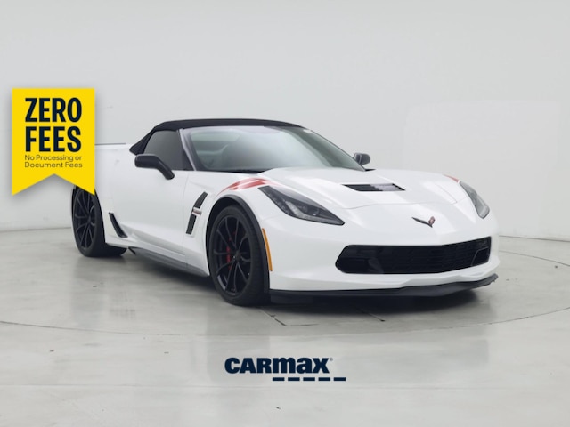 White 2017 Chevrolet Corvette Grand Sport 2LT Convertible RWD Convertible Rear-Wheel Drive Automatic