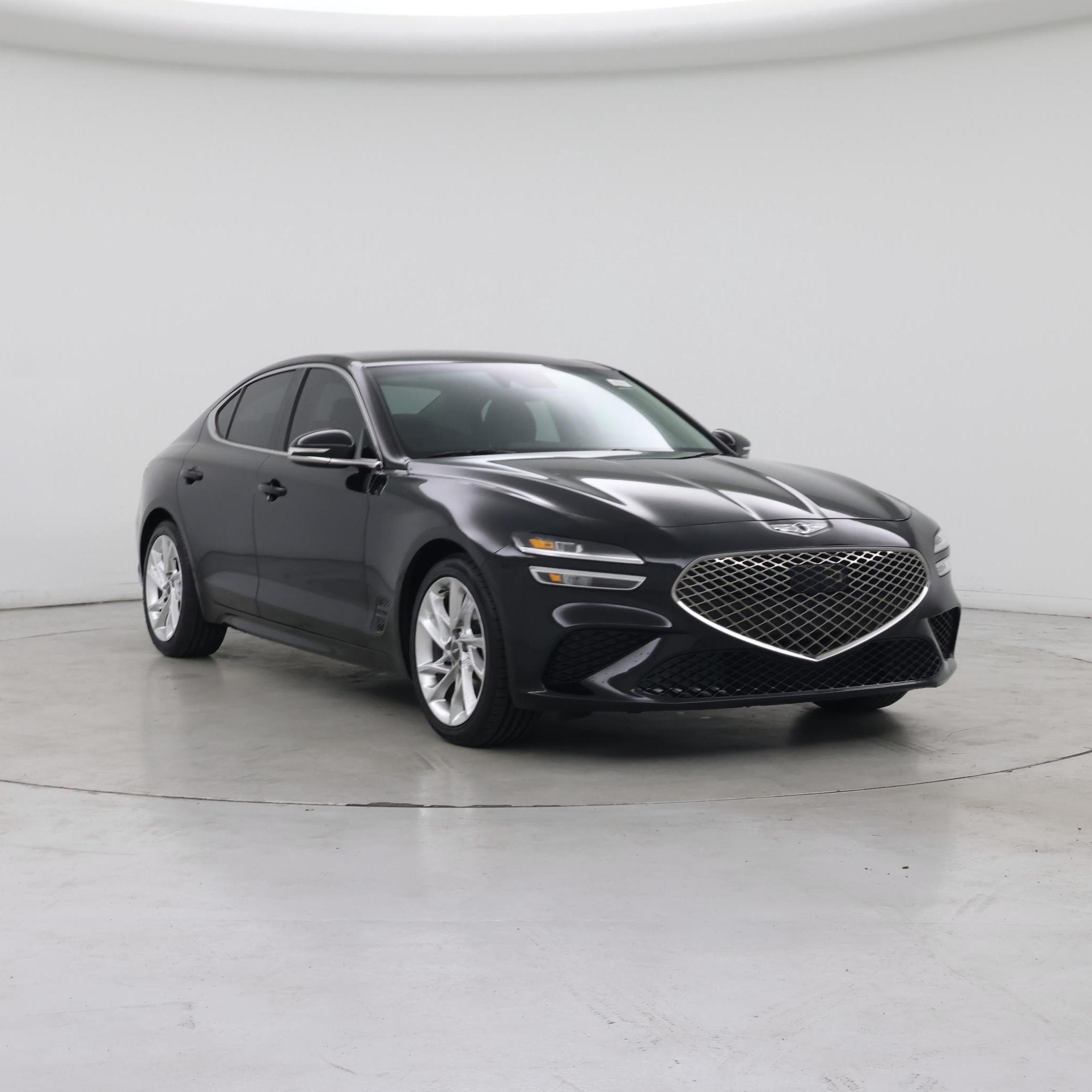 Black 2022 Genesis G70 Sedan Rear-Wheel Drive Automatic