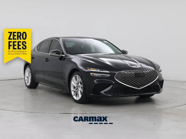 Black 2022 Genesis G70 Sedan Rear-Wheel Drive Automatic