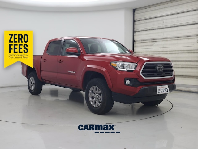 Red 2018 Toyota Tacoma SR5 V6 Double Cab RWD Pickup Truck 4X2 Automatic