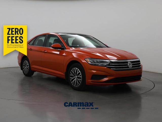 Orange 2021 Volkswagen Jetta SE FWD Sedan Front-Wheel Drive Automatic