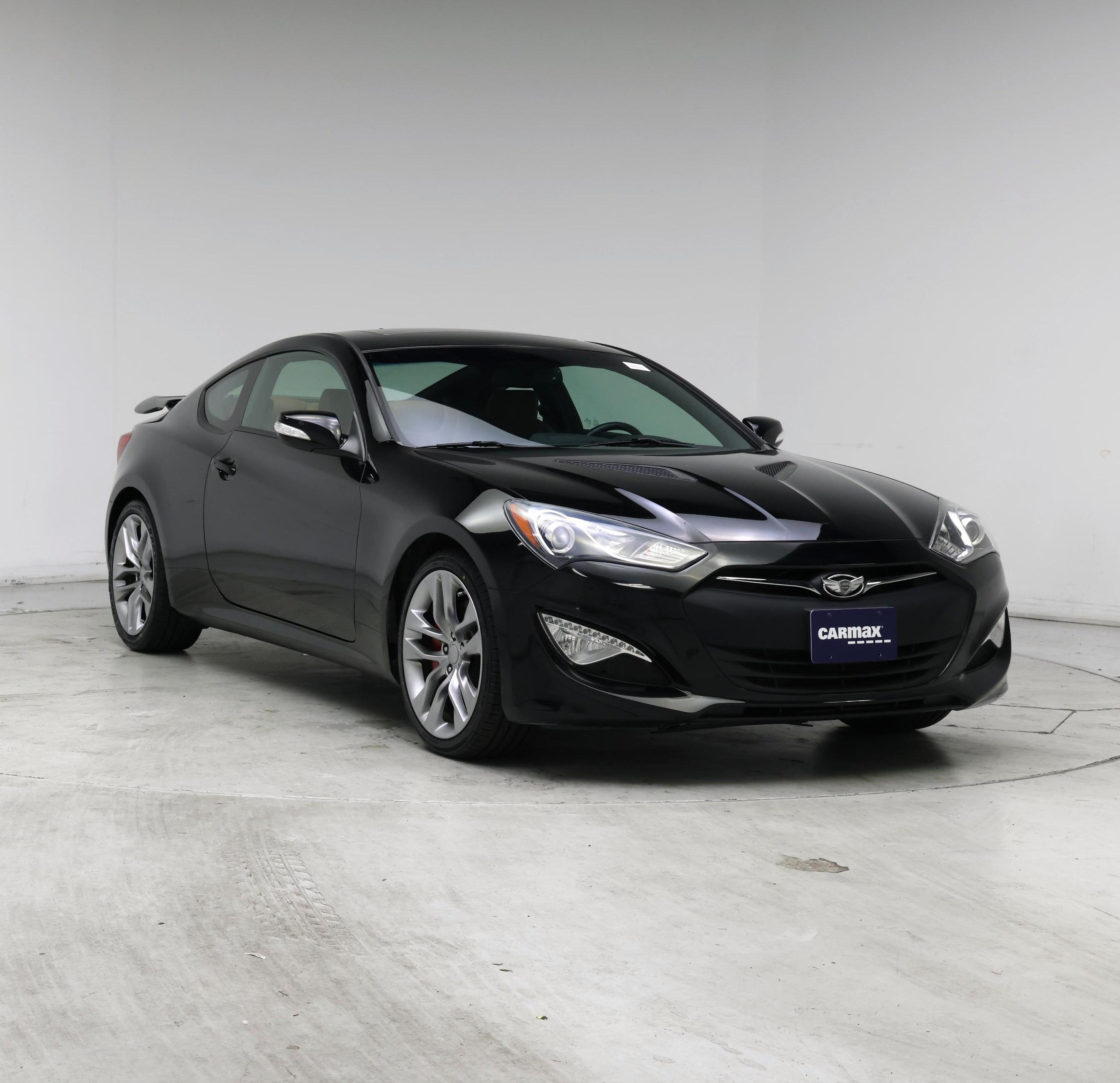 Black 2015 Hyundai Genesis Coupe Coupe Rear-Wheel Drive Manual