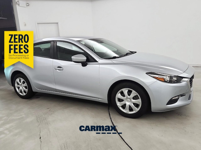 Silver 2018 Mazda MAZDA3 Sport Sedan Front-Wheel Drive Automatic