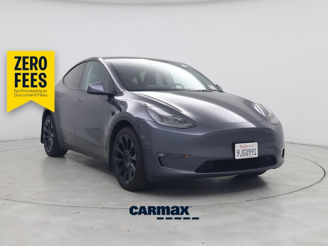 Gray 2023 Tesla Model Y Long Range AWD SUV / Crossover All-Wheel Drive Automatic