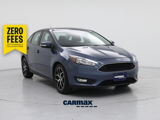 Blue 2018 Ford Focus Sedan Front-Wheel Drive Automatic