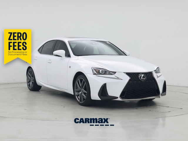 White 2017 Lexus IS 200t RWD Sedan Rear-Wheel Drive Automatic