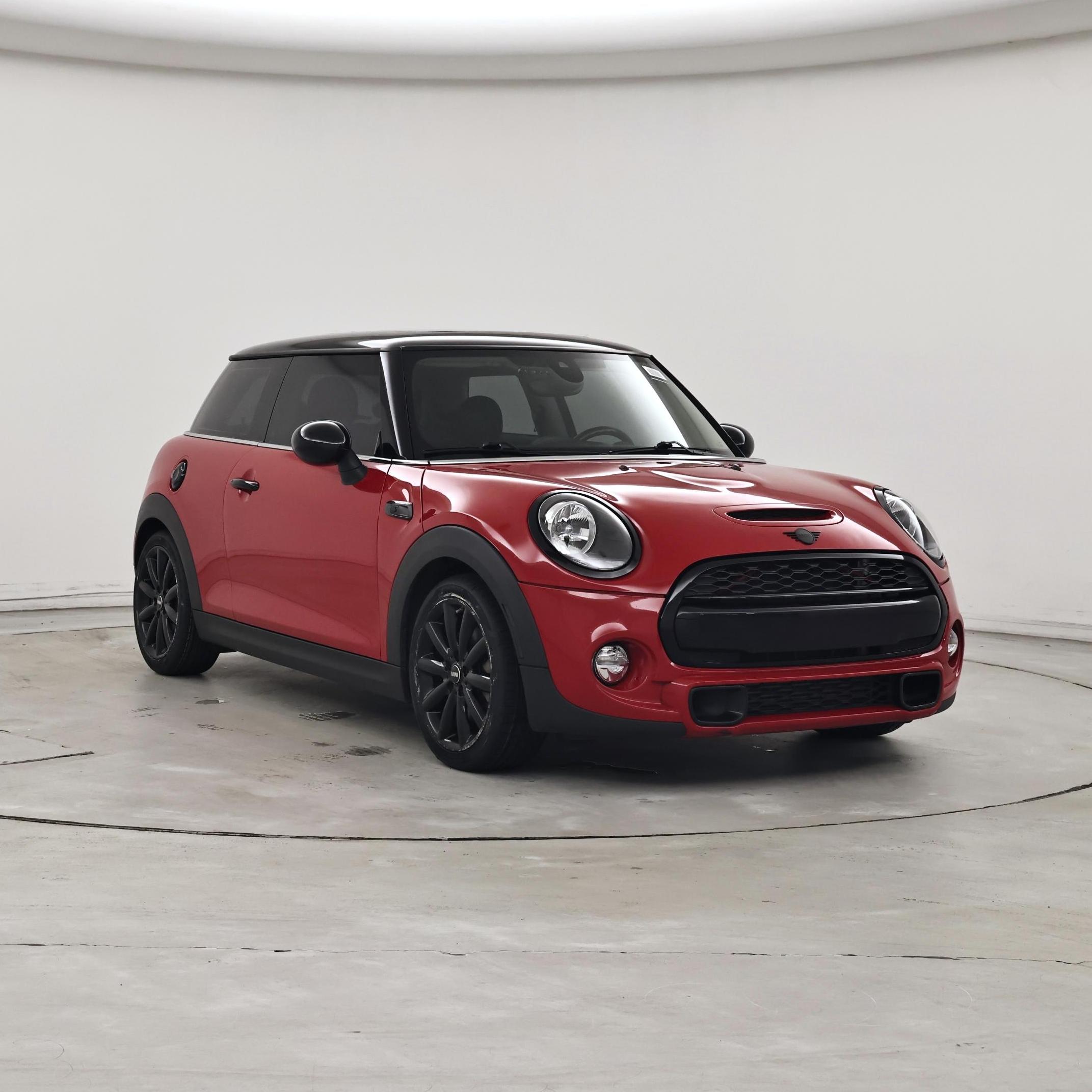Red 2019 MINI Cooper Hatchback Front-Wheel Drive Automatic