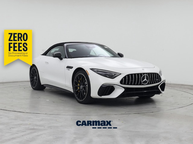 White 2022 Mercedes-Benz SL-Class Convertible All-Wheel Drive Automatic