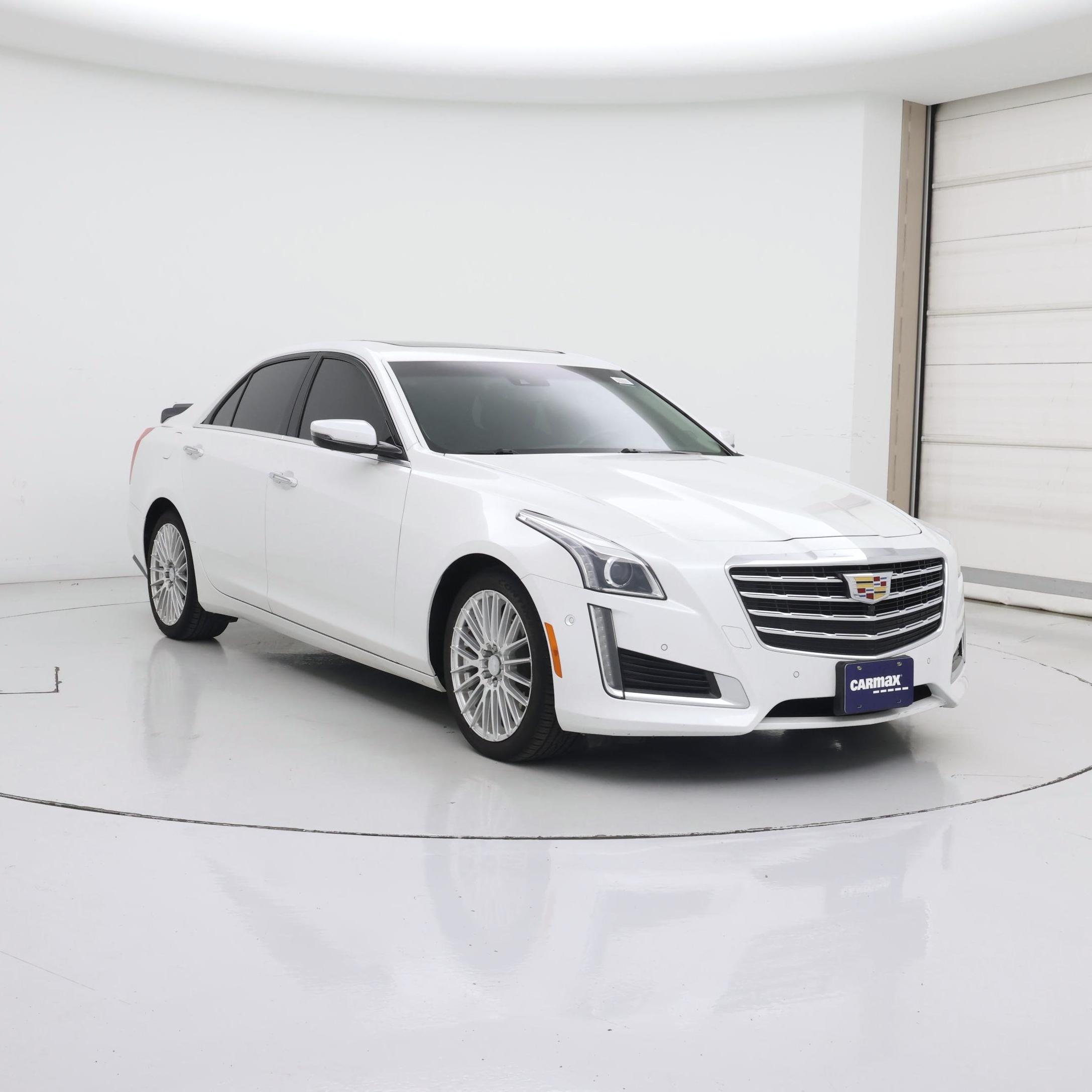 White 2017 Cadillac CTS Sedan All-Wheel Drive Automatic