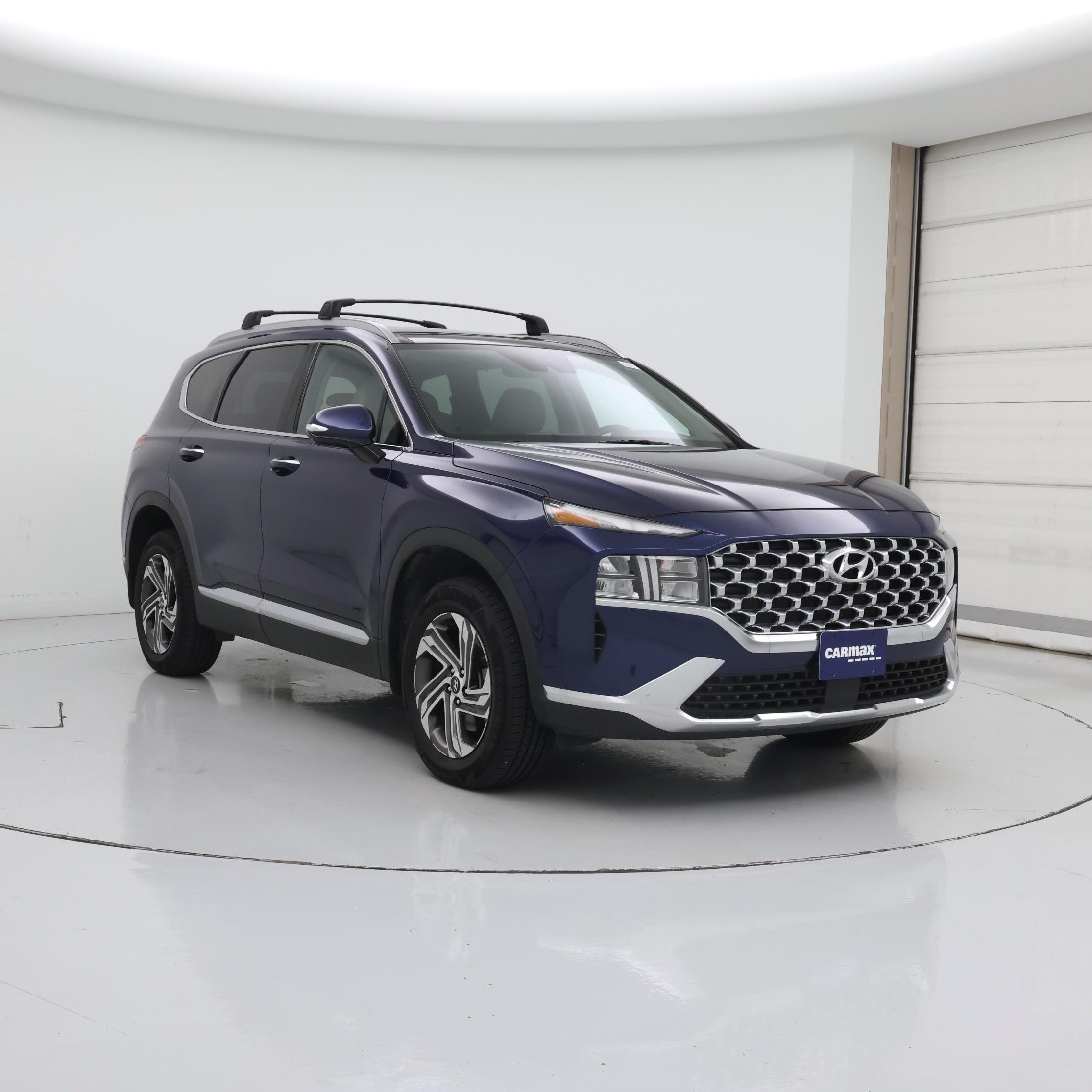 Blue 2022 Hyundai Santa Fe SUV / Crossover All-Wheel Drive Automatic