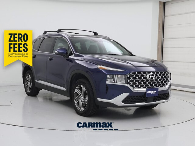 Blue 2022 Hyundai Santa Fe SUV / Crossover All-Wheel Drive Automatic