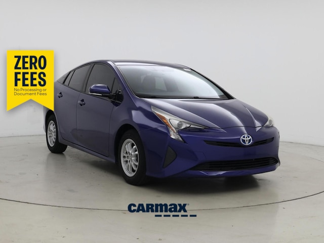 Blue 2016 Toyota Prius Hatchback Front-Wheel Drive Automatic