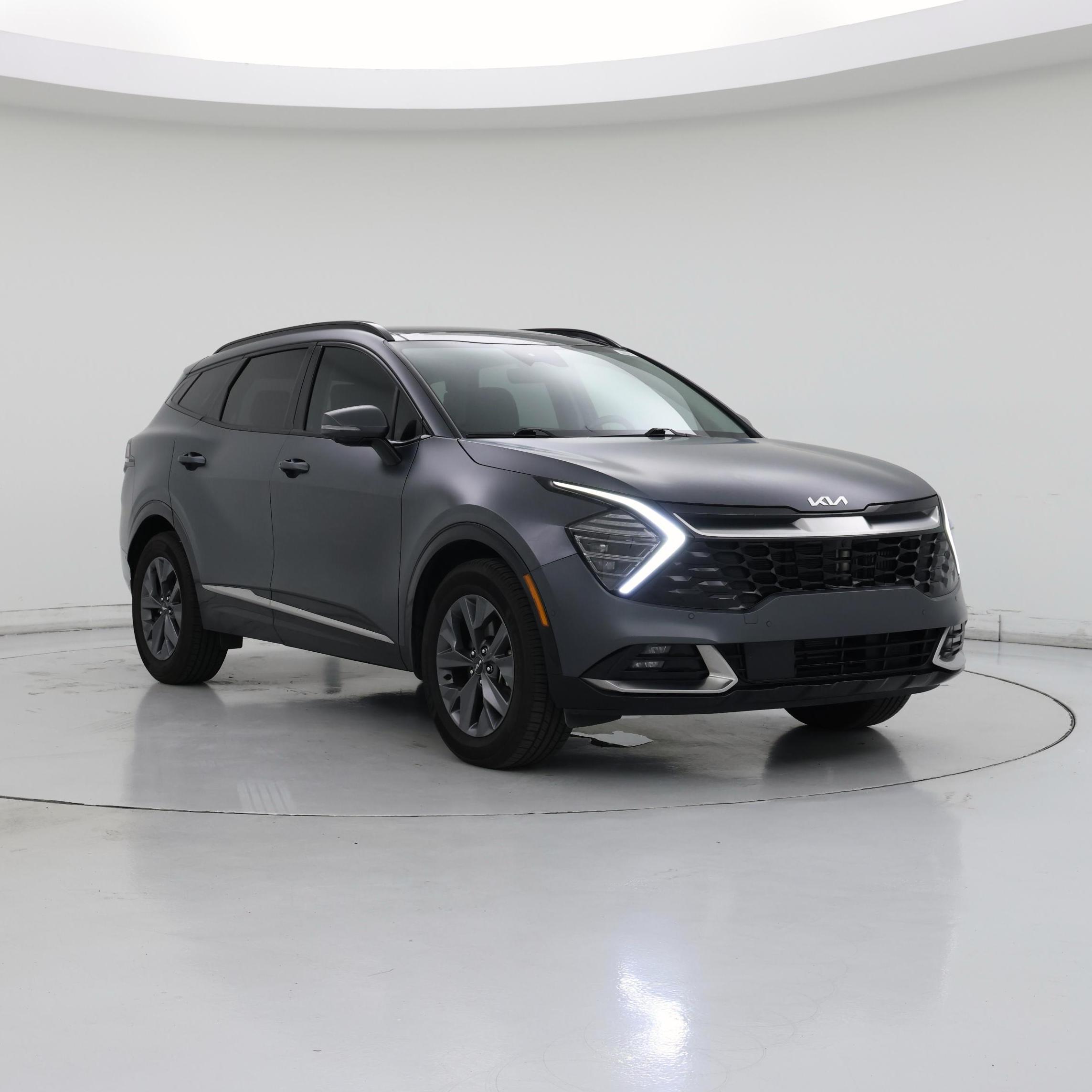 Gray 2023 Kia Sportage Hybrid SUV / Crossover All-Wheel Drive Automatic
