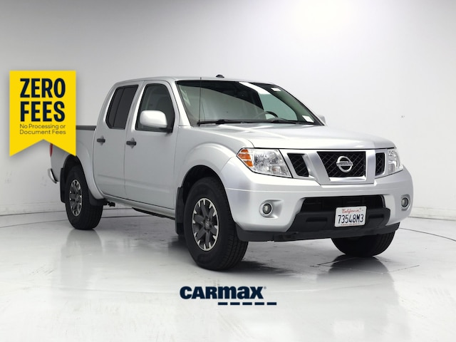 Silver 2019 Nissan Frontier Pickup Truck Four-Wheel Drive Manual