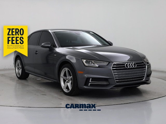 Gray 2018 Audi A4 Sedan Front-Wheel Drive Automatic
