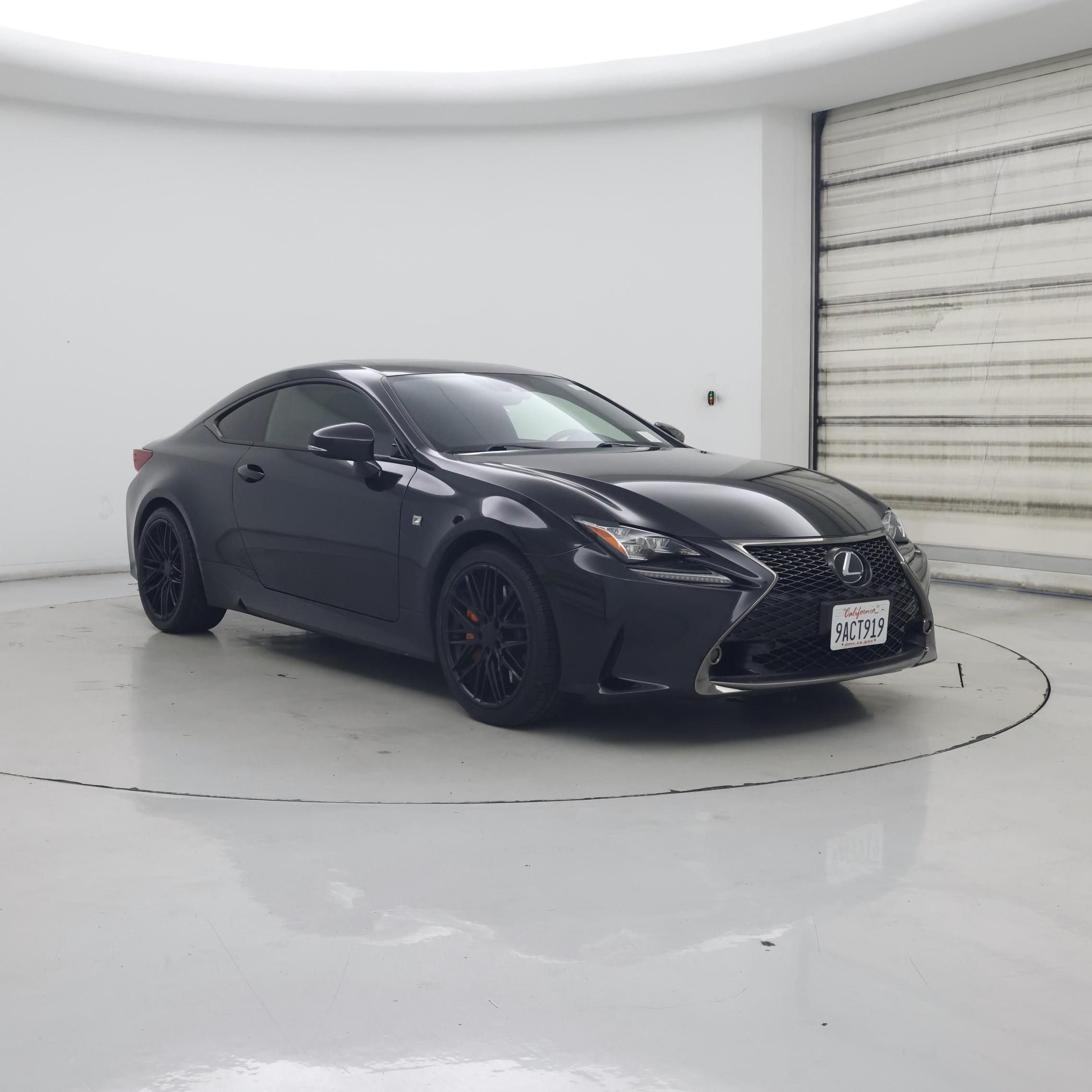 Black 2018 Lexus RC Coupe Rear-Wheel Drive Automatic