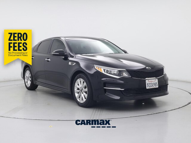Black 2018 Kia Optima Sedan Front-Wheel Drive Automatic