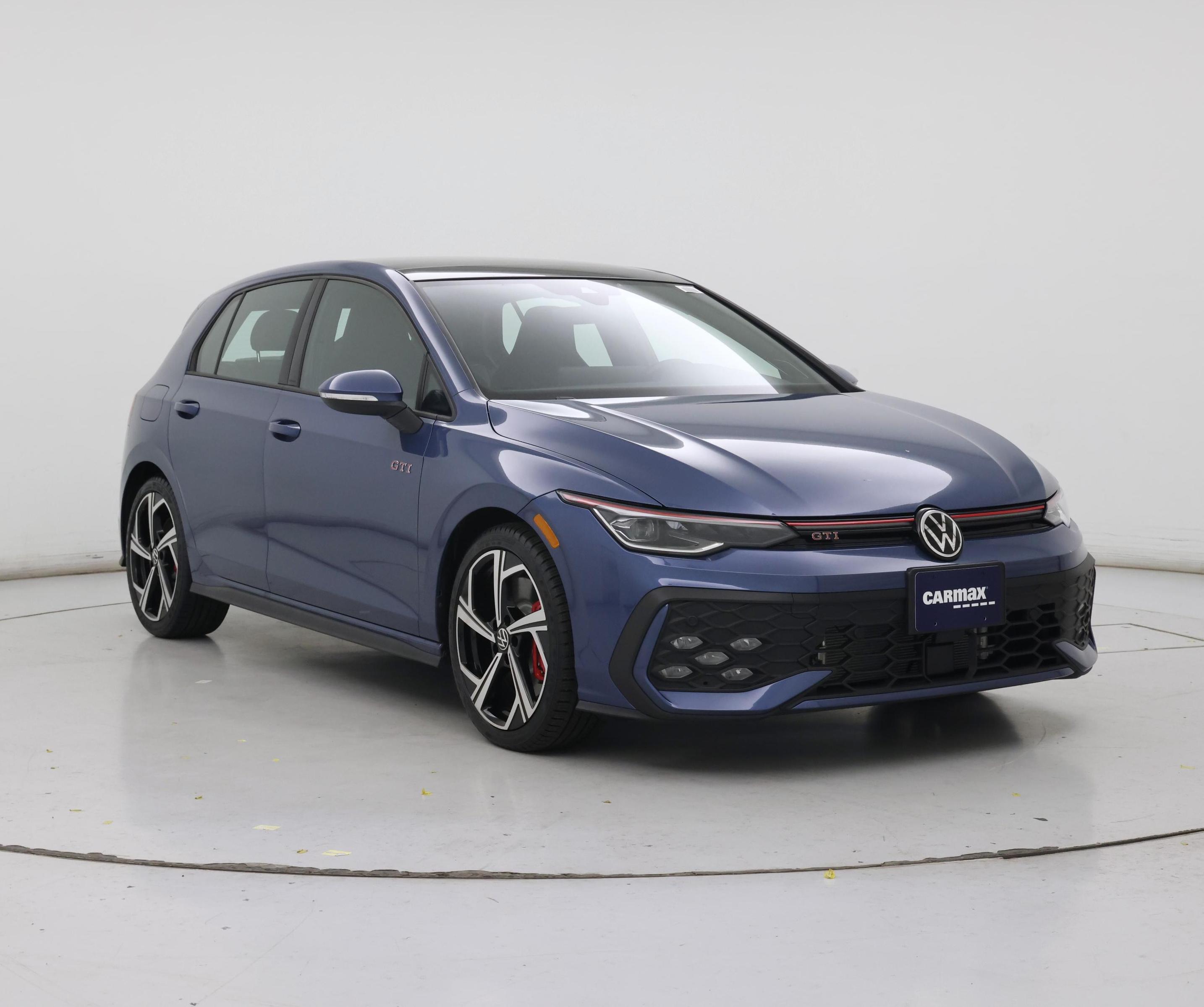 Blue 2025 Volkswagen Golf GTI Hatchback Front-Wheel Drive Automatic