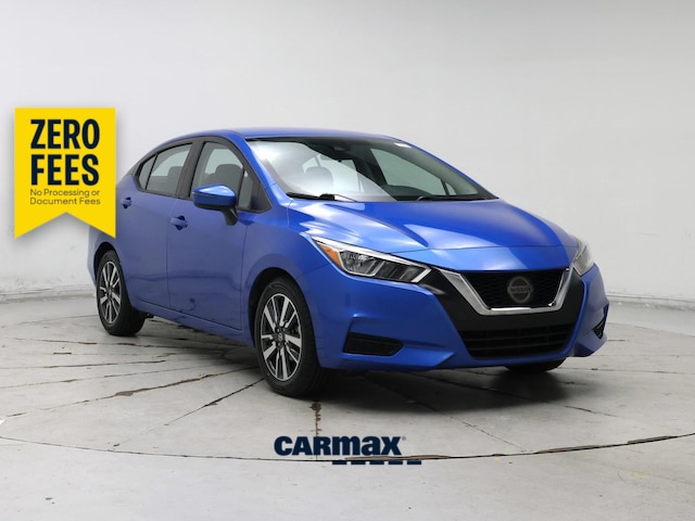 Blue 2020 Nissan Versa Sedan Front-Wheel Drive Automatic