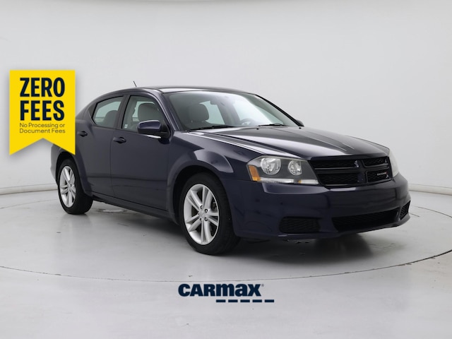 Blue 2014 Dodge Avenger Sedan Front-Wheel Drive Automatic