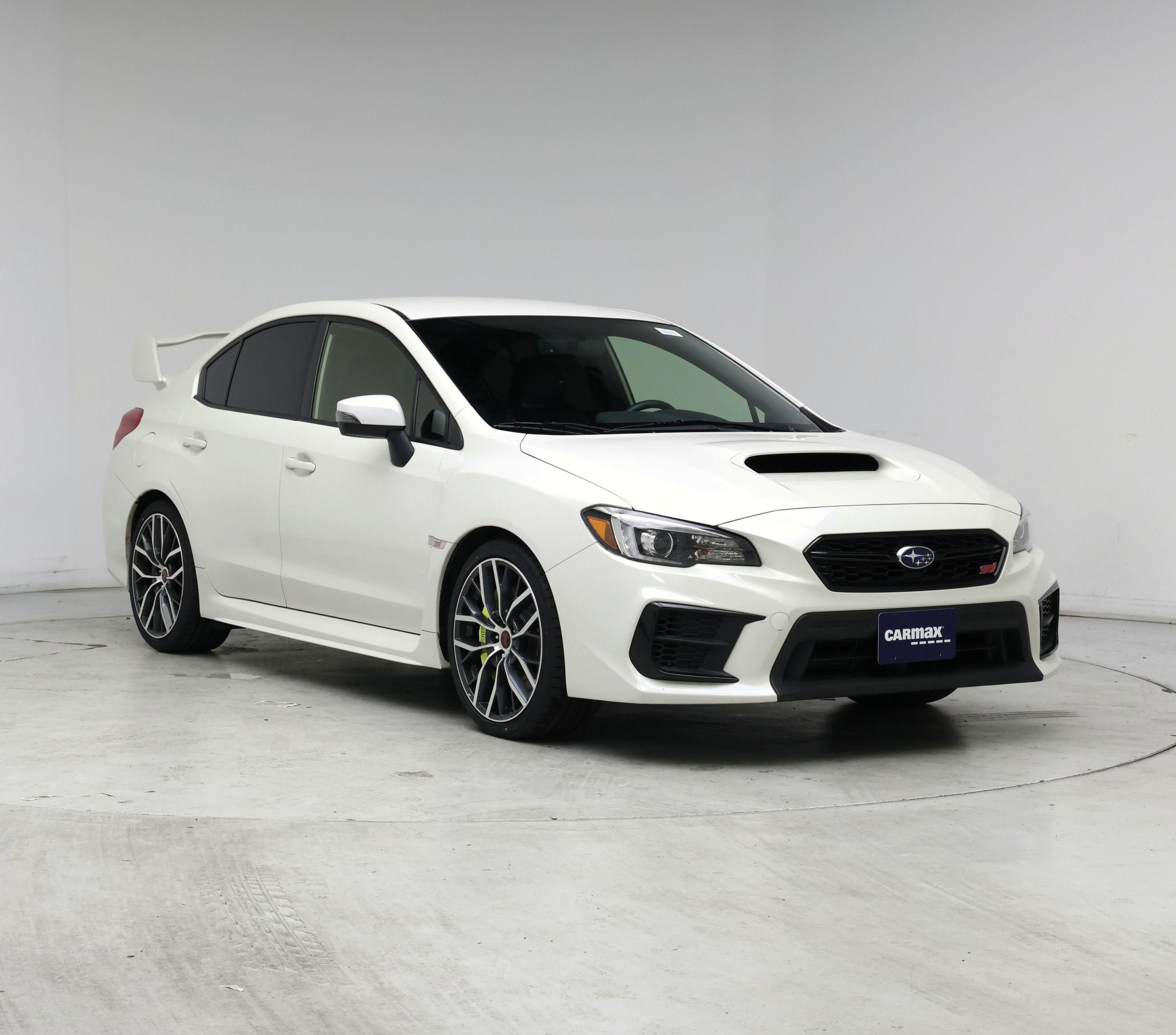 White 2020 Subaru WRX STI Sedan All-Wheel Drive Manual