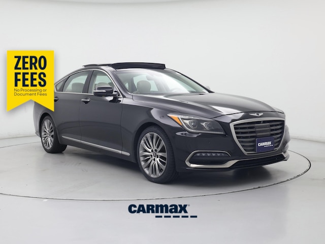 Black 2018 Genesis G80 Sedan Rear-Wheel Drive Automatic